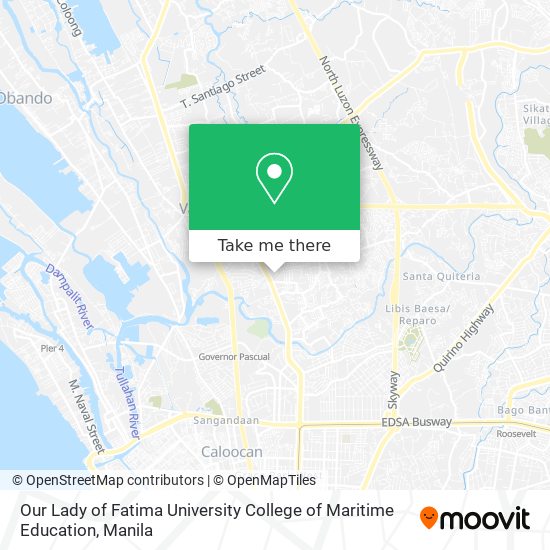 Our Lady of Fatima University College of Maritime Education map
