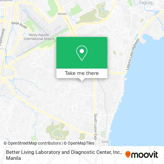 Better Living Laboratory and Diagnostic Center, Inc. map