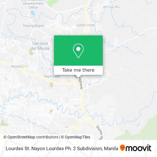 Lourdes St. Nayon Lourdes Ph. 2 Subdivision map