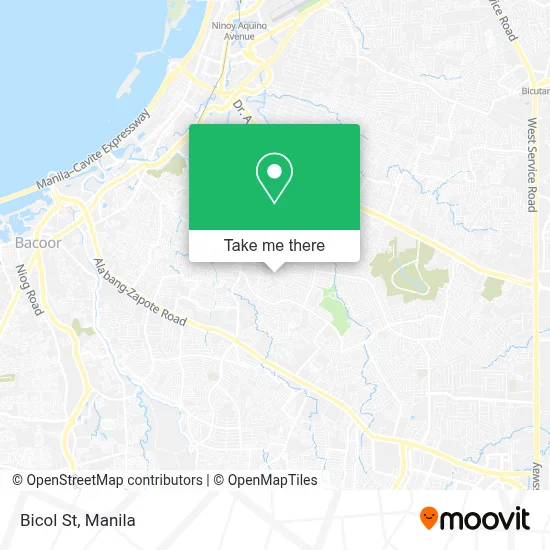 Bicol St map