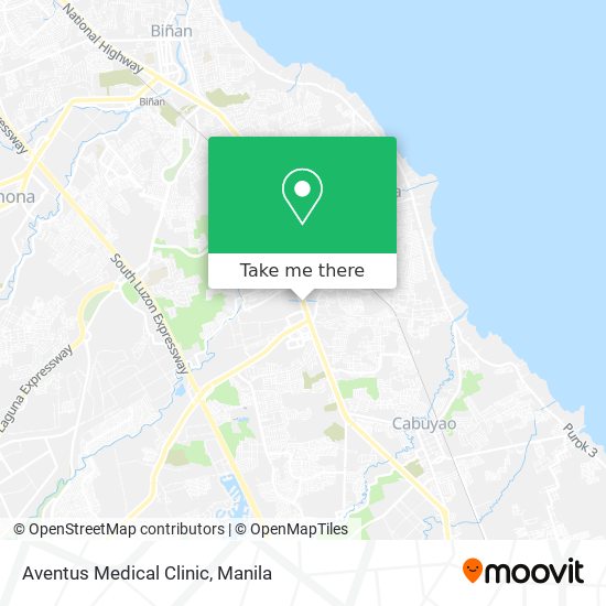 Aventus Medical Clinic map