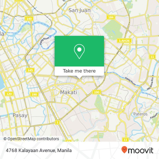 4768 Kalayaan Avenue map