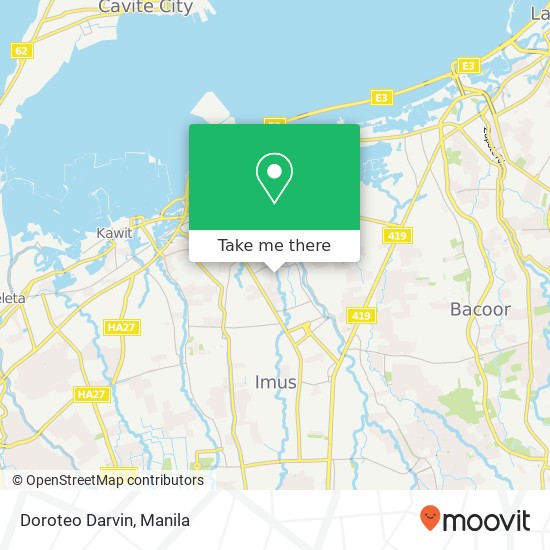 Doroteo Darvin map