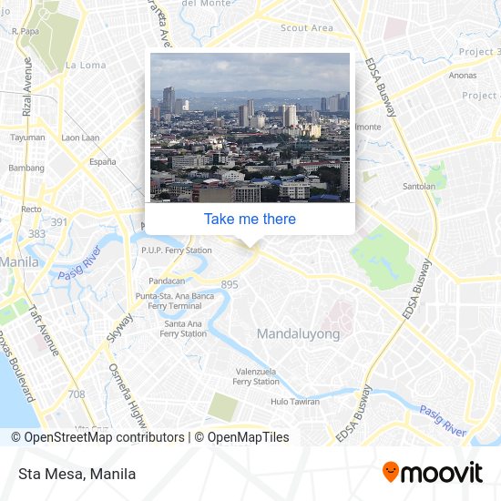 Sta Mesa map