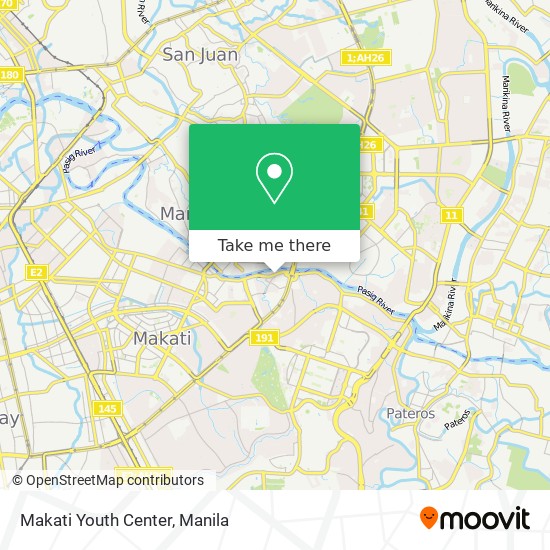 Makati Youth Center map