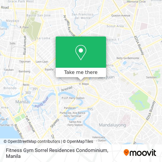 Fitness Gym Sorrel Residences Condominium map