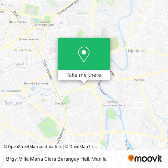 Brgy. Villa Maria Clara Barangay Hall map