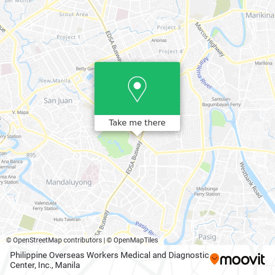 Philippine Overseas Workers Medical and Diagnostic Center, Inc. map