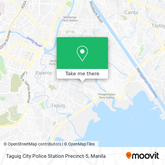 Taguig City Police Station Precinct-5 map