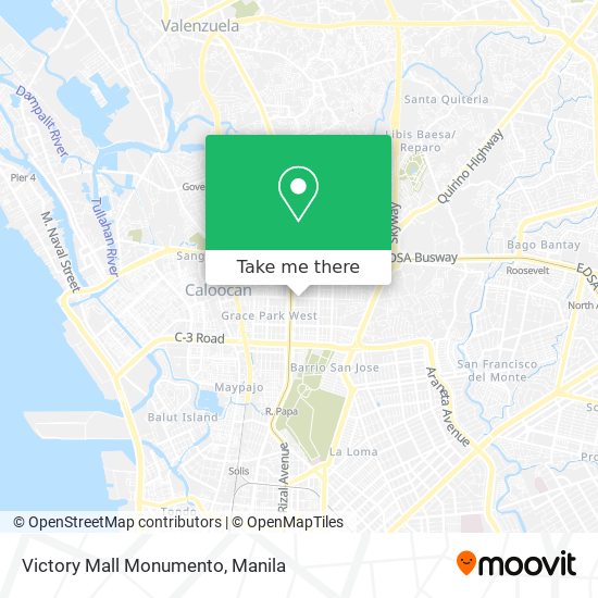 Victory Mall Monumento map