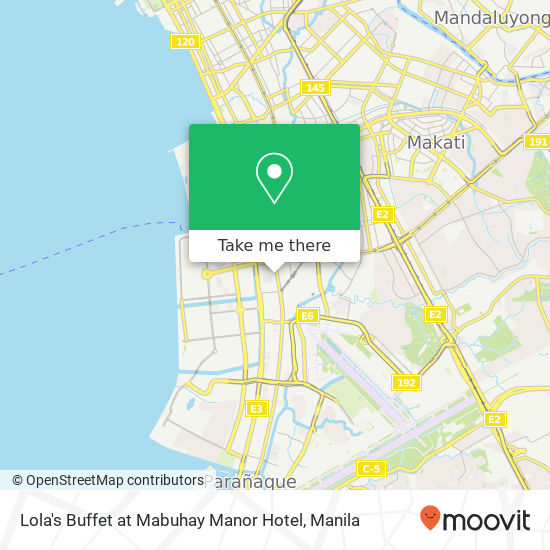 Lola's Buffet at Mabuhay Manor Hotel map