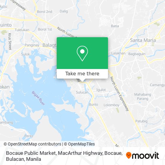 Bocaue Public Market, MacArthur Highway, Bocaue, Bulacan map