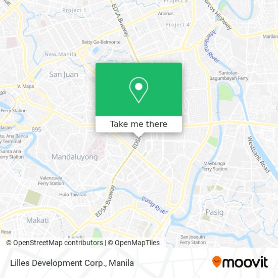 Lilles Development Corp. map