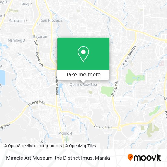 Miracle Art Museum, the District Imus map