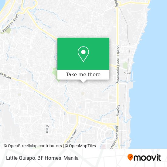 Little Quiapo, BF Homes map