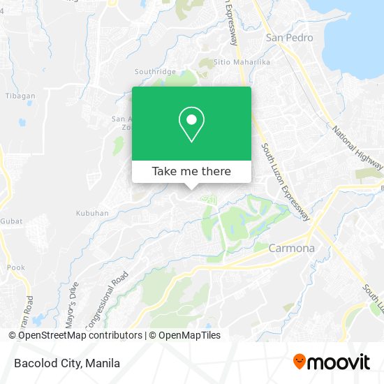 Bacolod City map