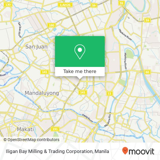 Iligan Bay Milling & Trading Corporation map