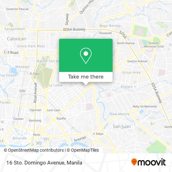 16 Sto. Domingo Avenue map