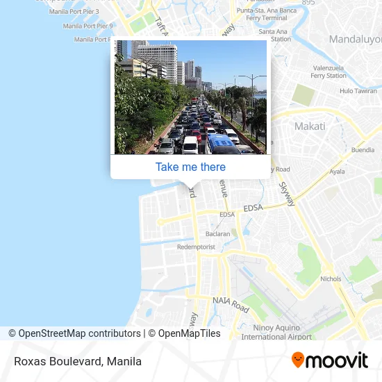 Roxas Boulevard map