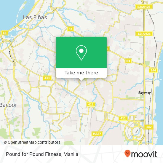 Pound for Pound Fitness map