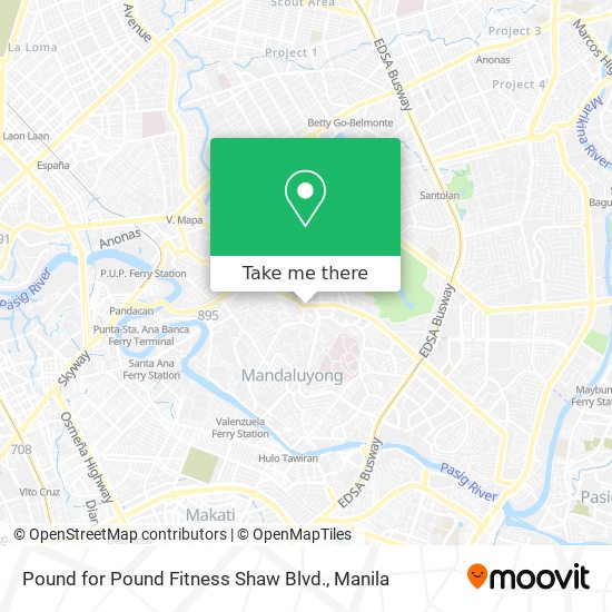 Pound for Pound Fitness Shaw Blvd. map