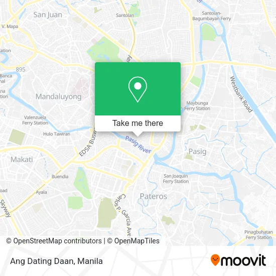 Ang Dating Daan map