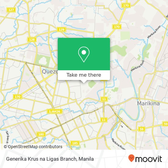 Generika Krus na Ligas Branch map