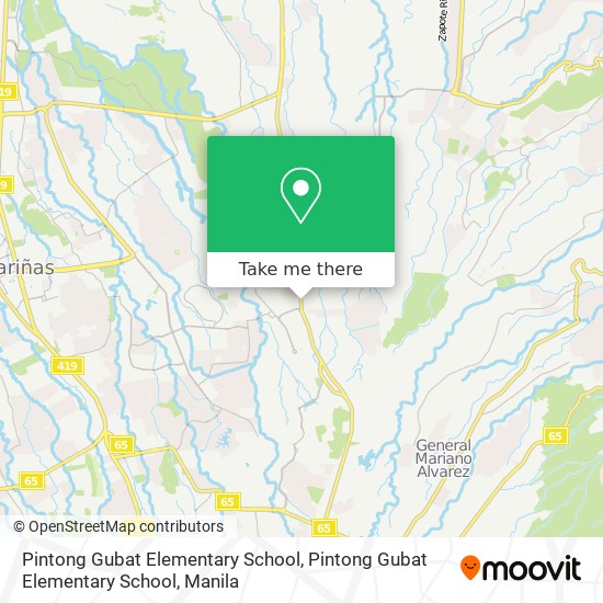 Pintong Gubat Elementary School, Pintong Gubat Elementary School map