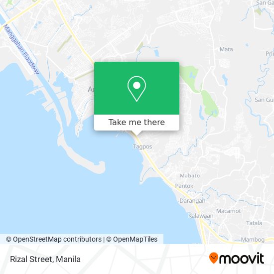 Rizal Street map