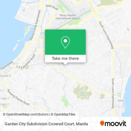 Garden City Subdivision Covered Court map