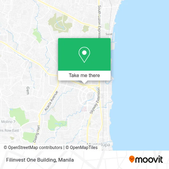 Filinvest One Building map