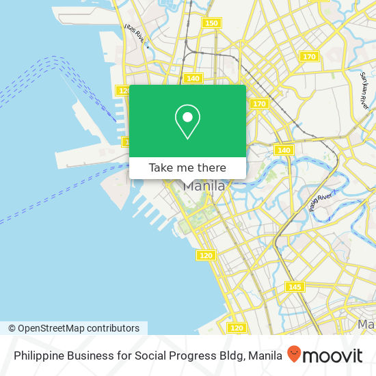 Philippine Business for Social Progress Bldg map