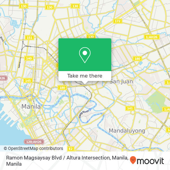 Ramon Magsaysay Blvd / Altura Intersection, Manila map