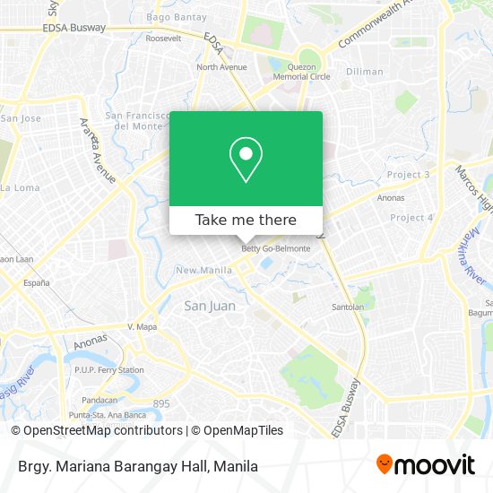 Brgy. Mariana Barangay Hall map