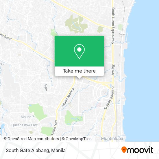 South Gate Alabang map