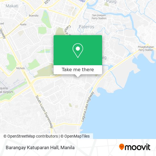 Barangay Katuparan Hall map