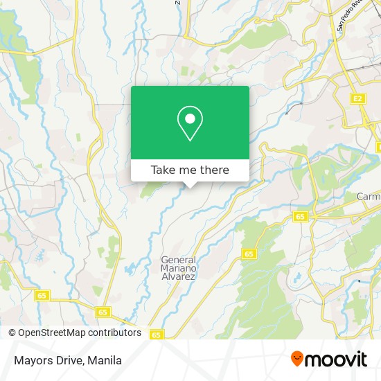 Mayors Drive map