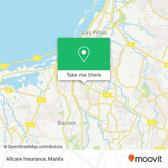 Allcare Insurance map