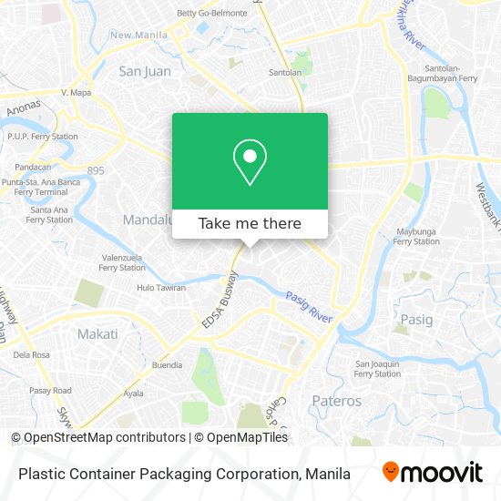 Plastic Container Packaging Corporation map