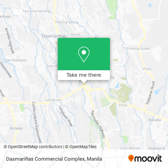 Dasmariñas Commercial Complex map