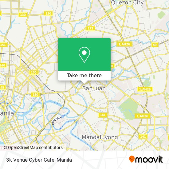 3k Venue Cyber Cafe map
