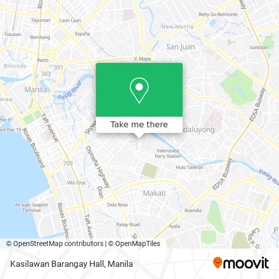 Kasilawan Barangay Hall map