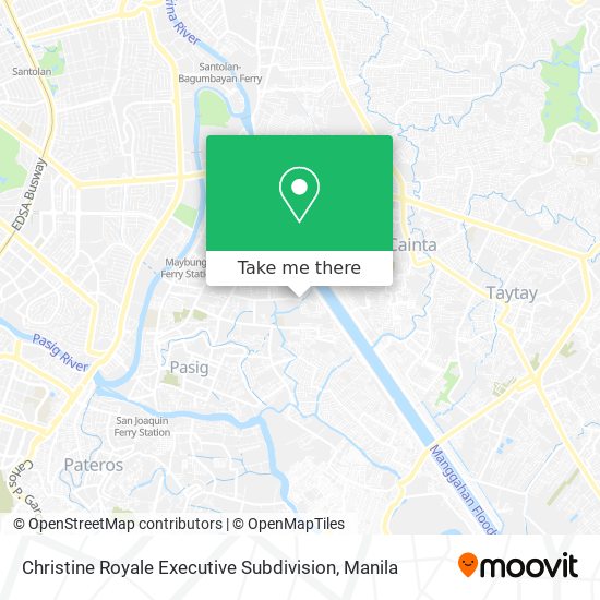 Christine Royale Executive Subdivision map