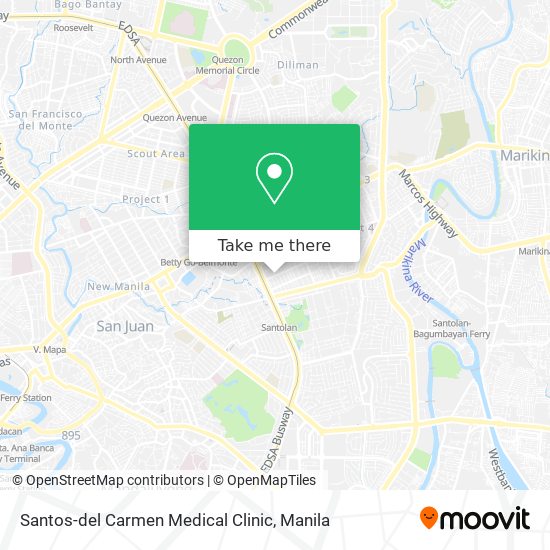 Santos-del Carmen Medical Clinic map