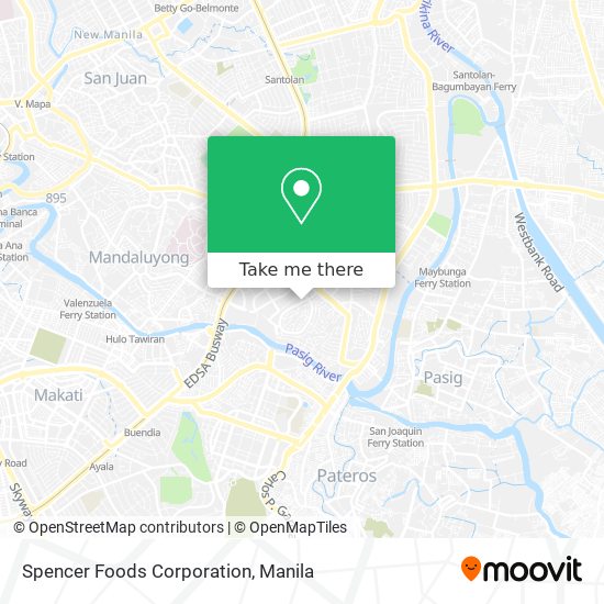 Spencer Foods Corporation map