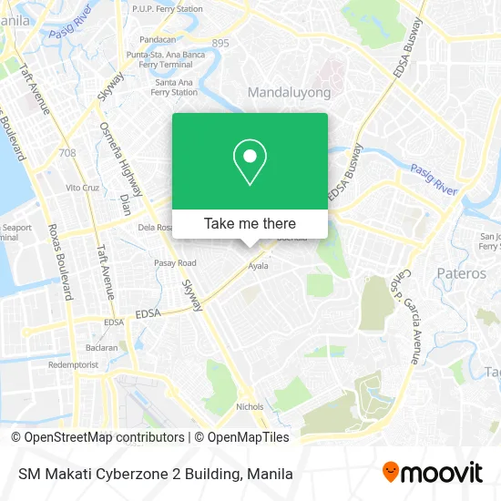 SM Makati Cyberzone 2 Building map