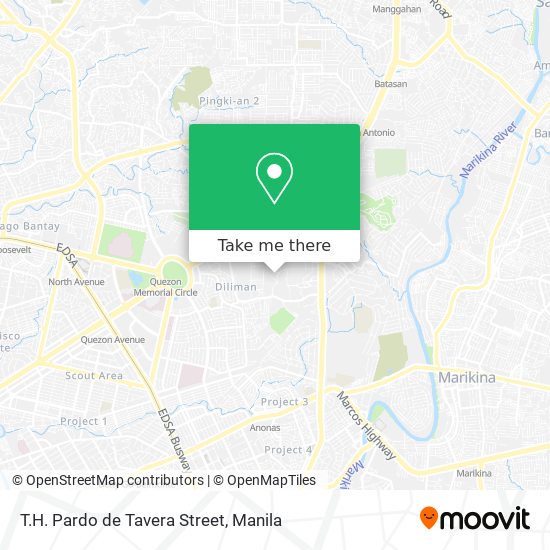 T.H. Pardo de Tavera Street map