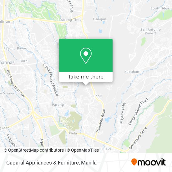 Caparal Appliances & Furniture map