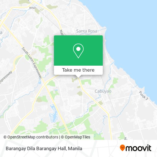 Barangay Dila Barangay Hall map