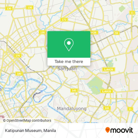 Katipunan Museum map